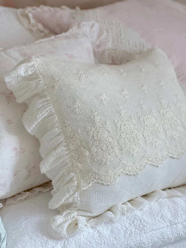 Feather Pillows for a Luxurious SleepAdjustable Pillows for Customized ComfortThe Wedding Lace Ruffle Pillow Feather Pillows for a Luxurious SleepAdjustable Pillows for Customized ComfortThe Wedding Lace Ruffle Pillow