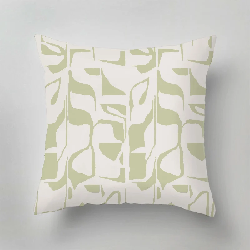 Kids Pillows with Fun DesignsMemory Foam Pillows for Neck SupportOutdoor Pillow - Aurora Blocks Green
