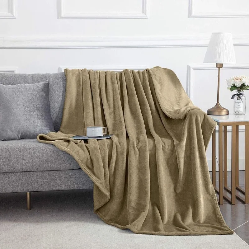 Linen blankets with a rustic and textured lookQueen Size Reversible Faux Fur Fleece Bed Blanket Camel Linen blankets with a rustic and textured lookQueen Size Reversible Faux Fur Fleece Bed Blanket Camel