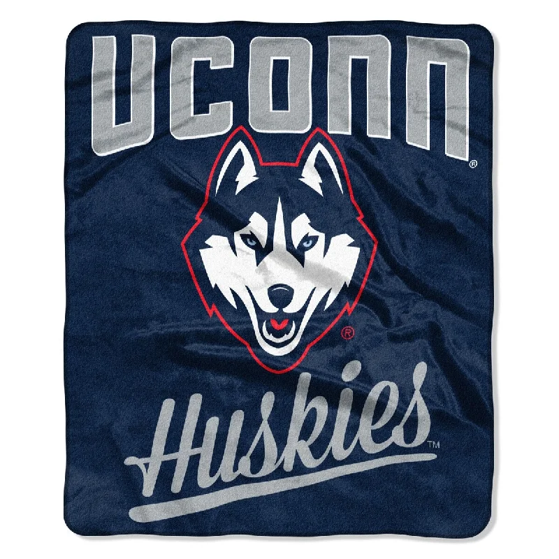 Mohair blankets with a unique sheen and softnessCOL 0705 UConn Alumni Raschel