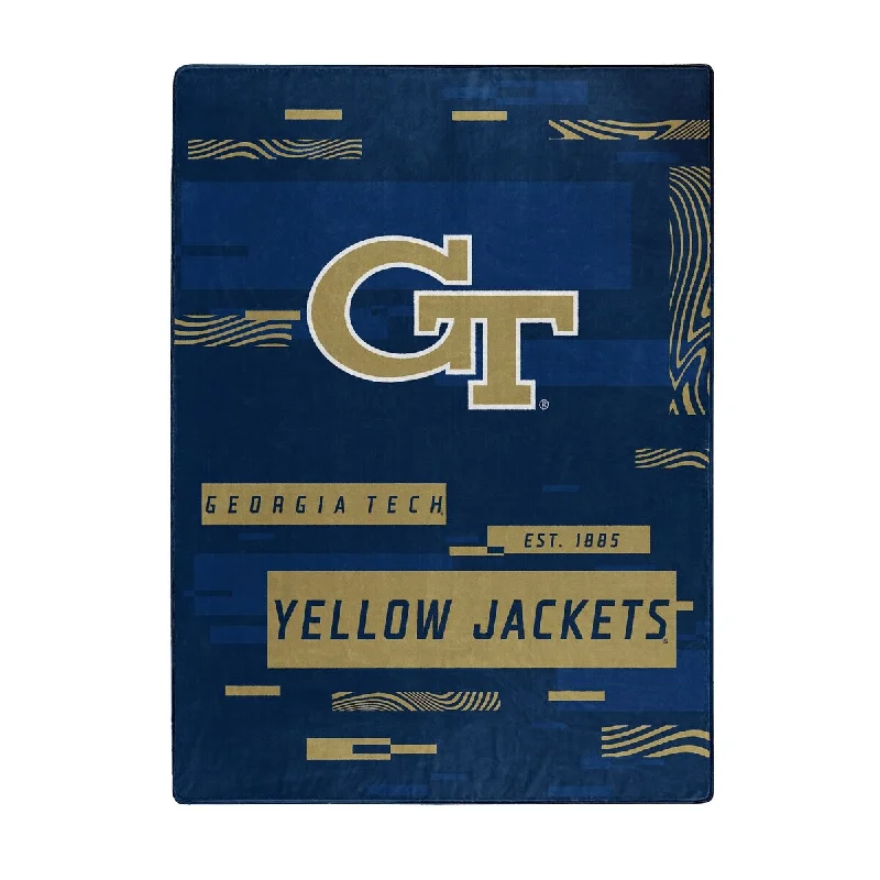 Synthetic fiber blend blankets for a budget - friendly choiceNCAA Georgia Tech Yellow Jackets Digitize Raschel Throw Blanket Synthetic fiber blend blankets for a budget - friendly choiceNCAA Georgia Tech Yellow Jackets Digitize Raschel Throw Blanket