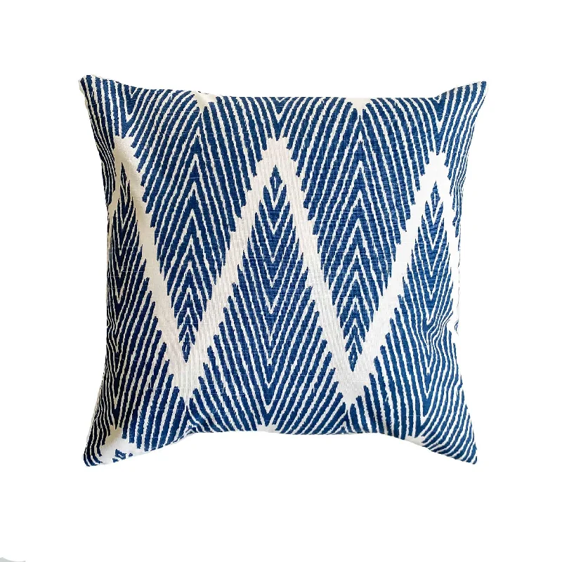 Adjustable Pillows for Customized ComfortLumbar Support Pillows for Car SeatsEver popular navy ikat pillows - WALLACE