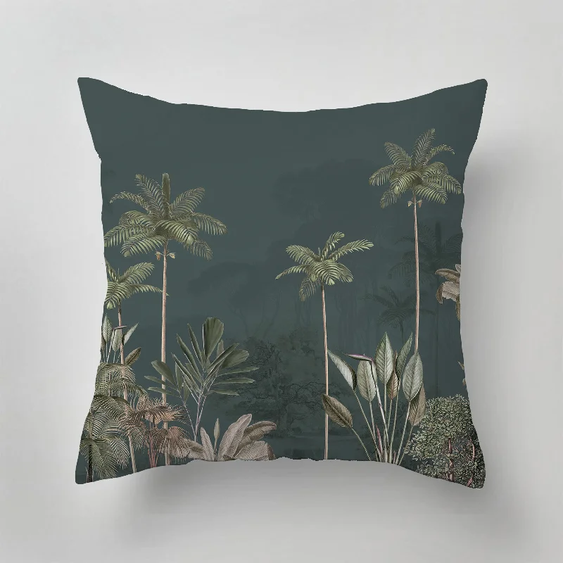 Round Pillows for Boho-Style InteriorsFeather Pillows for a Luxurious SleepOutdoor Pillow - TROPICAL WILDERNESS - dark Round Pillows for Boho-Style InteriorsFeather Pillows for a Luxurious SleepOutdoor Pillow - TROPICAL WILDERNESS - dark