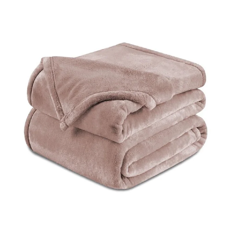 Bamboo fiber blankets with natural antibacterial properties90" x 90" Throws Faux Fur Fleece Blanket Pink Bamboo fiber blankets with natural antibacterial properties90" x 90" Throws Faux Fur Fleece Blanket Pink