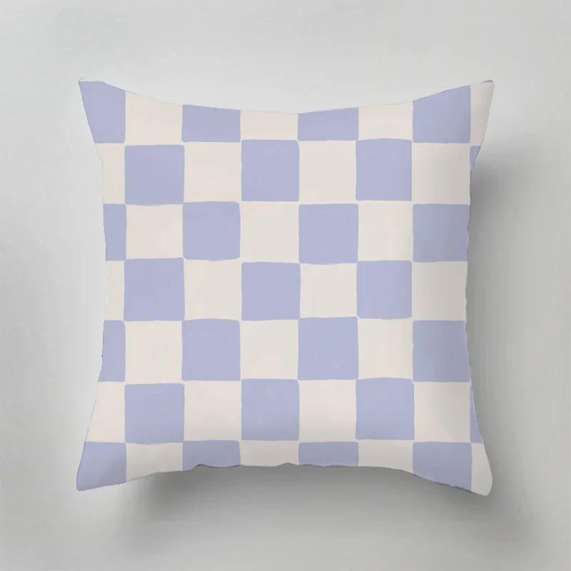 Hypoallergenic Pillows for Allergy SufferersSilk Pillows for Smooth Skin and HairIndoor Pillow - Check Mate Light Blue Hypoallergenic Pillows for Allergy SufferersSilk Pillows for Smooth Skin and HairIndoor Pillow - Check Mate Light Blue
