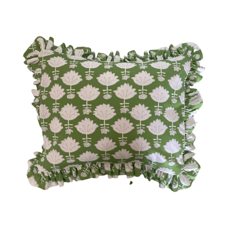 Orthopedic Pillows for Back Pain ReliefDecorative Pillows for Living Room MakeoverDana Gibson Lotus in Green Pillow with Ruffles Orthopedic Pillows for Back Pain ReliefDecorative Pillows for Living Room MakeoverDana Gibson Lotus in Green Pillow with Ruffles