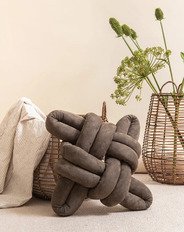 Down Alternative Pillows for Ethical ChoicesFeather Pillows for a Luxurious SleepArmy Green Vegan Suede Knot Pillow Down Alternative Pillows for Ethical ChoicesFeather Pillows for a Luxurious SleepArmy Green Vegan Suede Knot Pillow