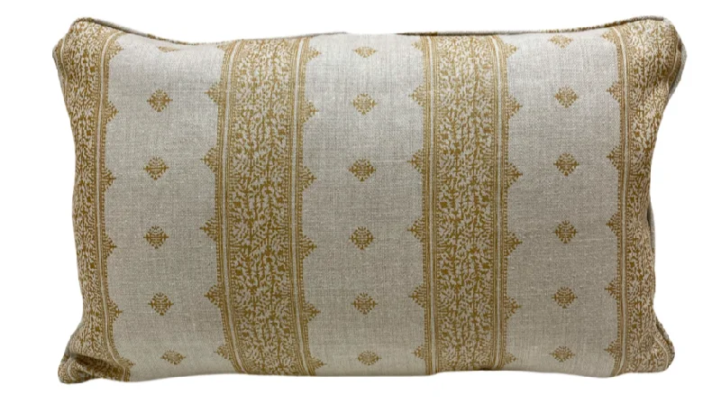 Plush Pillows for a Cozy BedDecorative Pillows for Living Room MakeoverFez Gold Lumbar Pillow Cover Plush Pillows for a Cozy BedDecorative Pillows for Living Room MakeoverFez Gold Lumbar Pillow Cover
