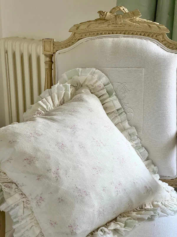 Adjustable Pillows for Customized ComfortSilk Pillows for Smooth Skin and HairRosabelle and Pistachio Ruffle Pillow Adjustable Pillows for Customized ComfortSilk Pillows for Smooth Skin and HairRosabelle and Pistachio Ruffle Pillow