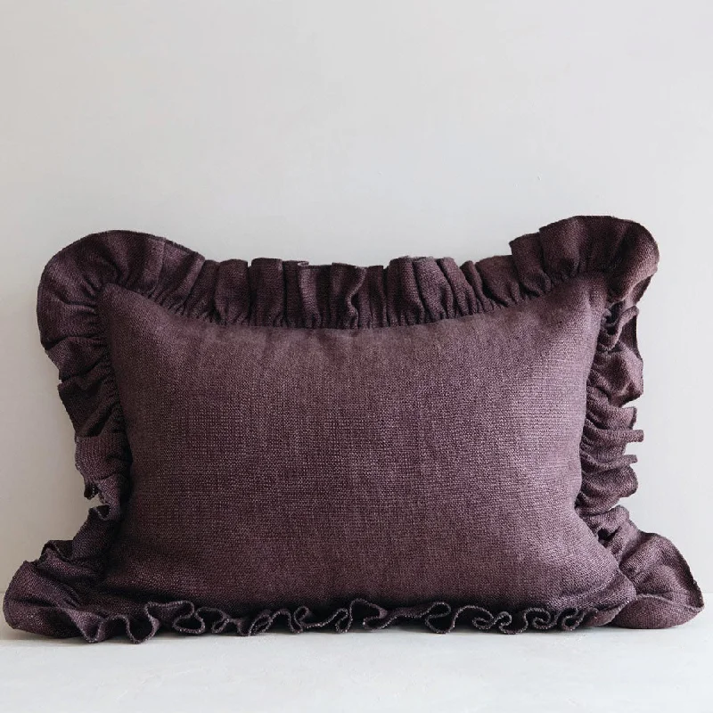 Lumbar Support Pillows for Car SeatsPregnancy Pillows for Expectant MothersHeavyweight Linen Pillow Cover - Plum Lumbar Support Pillows for Car SeatsPregnancy Pillows for Expectant MothersHeavyweight Linen Pillow Cover - Plum