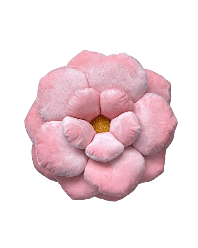 Velvet Pillows for a Touch of EleganceRound Pillows for Boho-Style InteriorsCamellia Plush Flower Pillow Velvet Pillows for a Touch of EleganceRound Pillows for Boho-Style InteriorsCamellia Plush Flower Pillow