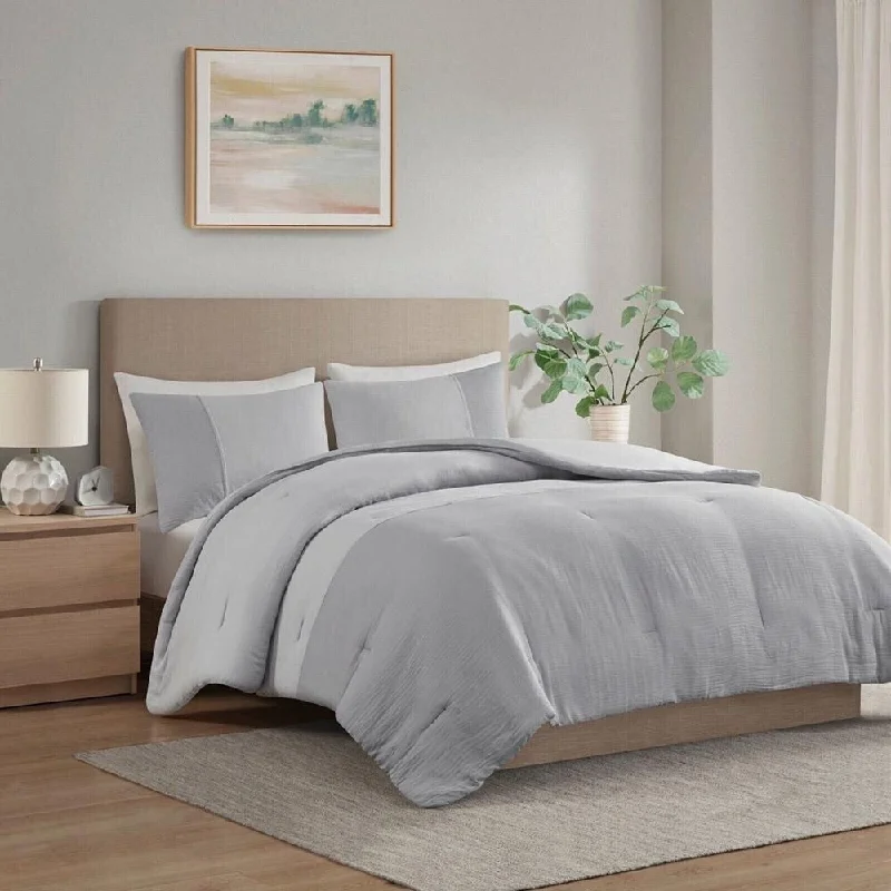 Microfiber blankets that are durable and easy to care for3pc King/Cal King Gauze Patchwork Oversized Comforter Set Grey Microfiber blankets that are durable and easy to care for3pc King/Cal King Gauze Patchwork Oversized Comforter Set Grey