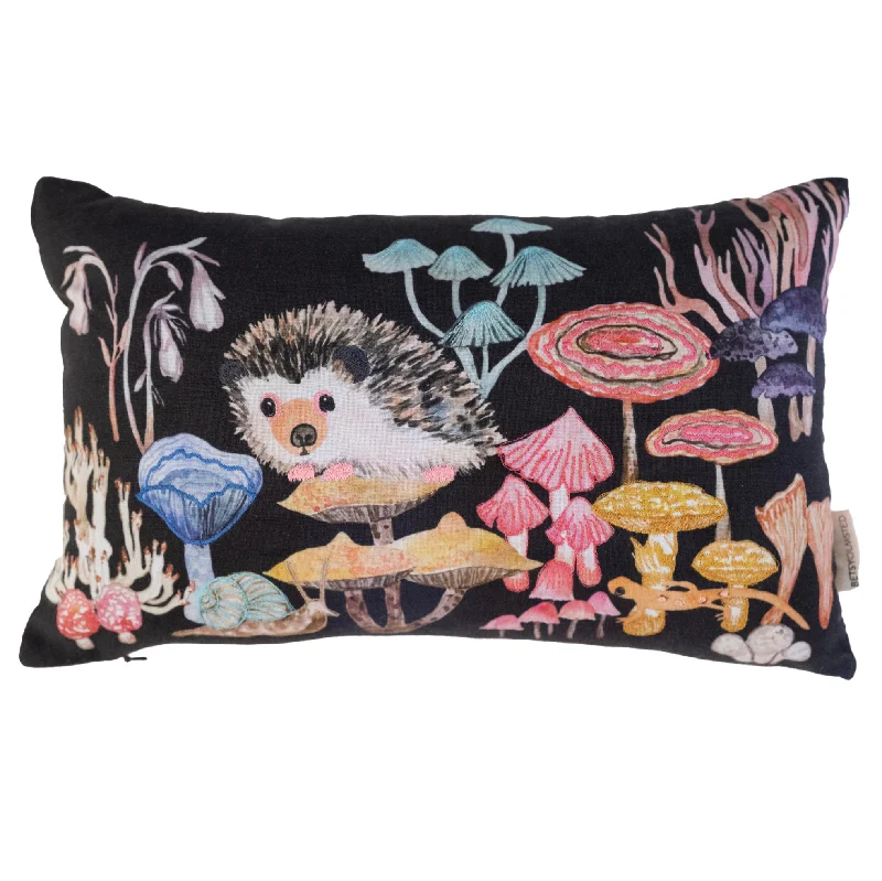 Bolster Pillows for Sofa DecorationKids Pillows with Fun DesignsPillow- Hedgehog Magic in nightshade 10"x16" Bolster Pillows for Sofa DecorationKids Pillows with Fun DesignsPillow- Hedgehog Magic in nightshade 10"x16"