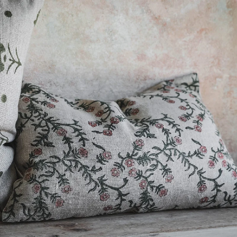Square Pillows for Modern Home DecorSoft and Fluffy Pillows for Bedroom ComfortLinen Hand Block-Printed Pillow Cover No. 0226 Square Pillows for Modern Home DecorSoft and Fluffy Pillows for Bedroom ComfortLinen Hand Block-Printed Pillow Cover No. 0226