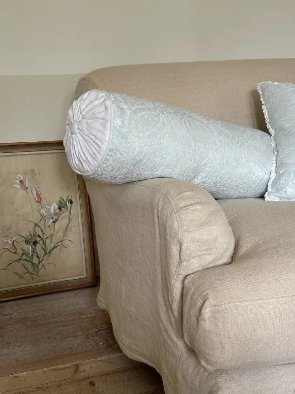 Orthopedic Pillows for Back Pain ReliefPregnancy Pillows for Expectant MothersPale Blue Damask Bolster Pillow Orthopedic Pillows for Back Pain ReliefPregnancy Pillows for Expectant MothersPale Blue Damask Bolster Pillow