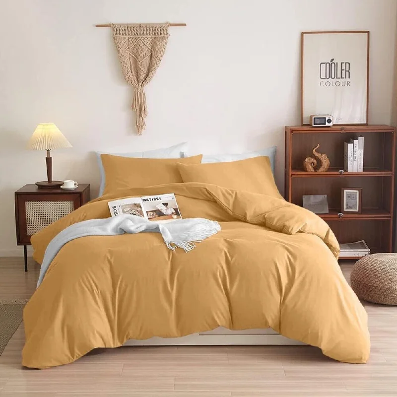 Fleece blankets for a cozy and plush texture3pc Queen Duvet Cover Set Ultra Soft With Pillow Shams Ochre Fleece blankets for a cozy and plush texture3pc Queen Duvet Cover Set Ultra Soft With Pillow Shams Ochre