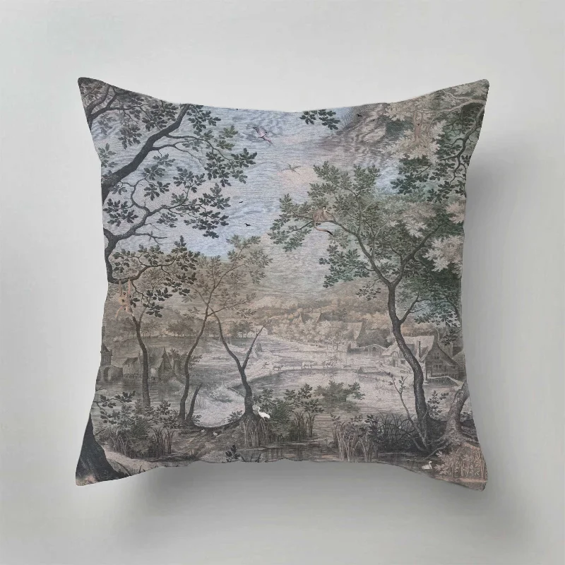 Silk Pillows for Smooth Skin and HairTravel Pillows for Long JourneysIndoor Pillow - Into the Woods - Color Silk Pillows for Smooth Skin and HairTravel Pillows for Long JourneysIndoor Pillow - Into the Woods - Color