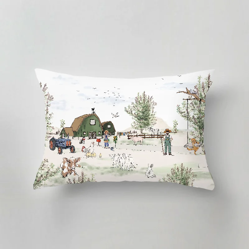 Kids Pillows with Fun DesignsFirm Pillows for Side SleepersOutdoor Pillow - ANIMAL FARM Kids Pillows with Fun DesignsFirm Pillows for Side SleepersOutdoor Pillow - ANIMAL FARM