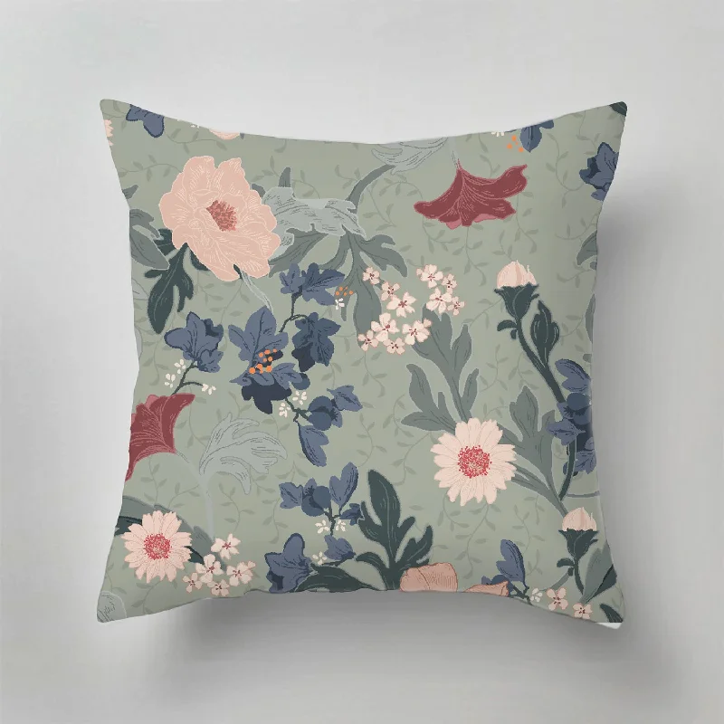 Adjustable Pillows for Customized ComfortCooling Pillows for Hot SleepersIndoor Pillow - Feline Forest Flower green Adjustable Pillows for Customized ComfortCooling Pillows for Hot SleepersIndoor Pillow - Feline Forest Flower green