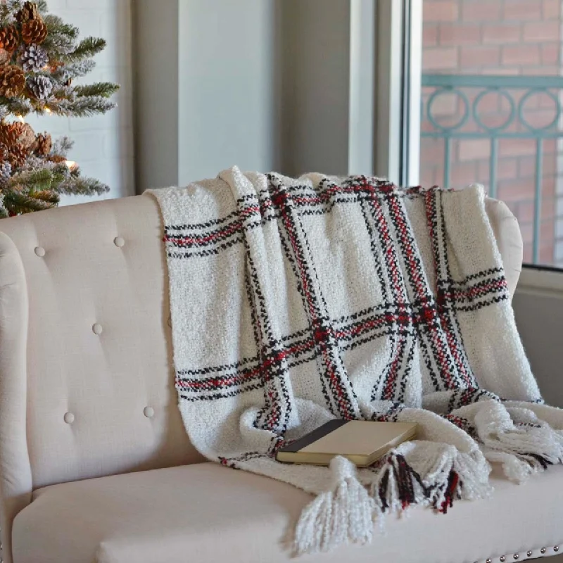 Cashmere blankets for ultimate softness and luxuryVHC Amory Throw Acrylic Plaid Knotted Tassels Textured Cashmere blankets for ultimate softness and luxuryVHC Amory Throw Acrylic Plaid Knotted Tassels Textured