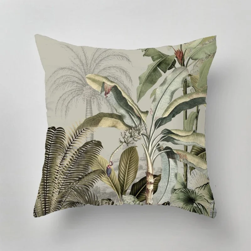Silk Pillows for Smooth Skin and HairCooling Pillows for Hot SleepersOutdoor Pillow - DREAMY JUNGLE - GREEN Silk Pillows for Smooth Skin and HairCooling Pillows for Hot SleepersOutdoor Pillow - DREAMY JUNGLE - GREEN