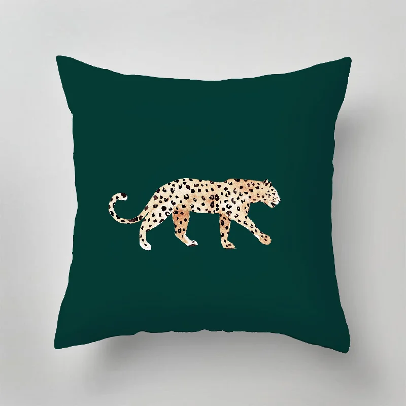Travel Pillows for Long JourneysCotton Pillows for Natural ComfortOutdoor Pillow - LEOPARD - placement green Travel Pillows for Long JourneysCotton Pillows for Natural ComfortOutdoor Pillow - LEOPARD - placement green
