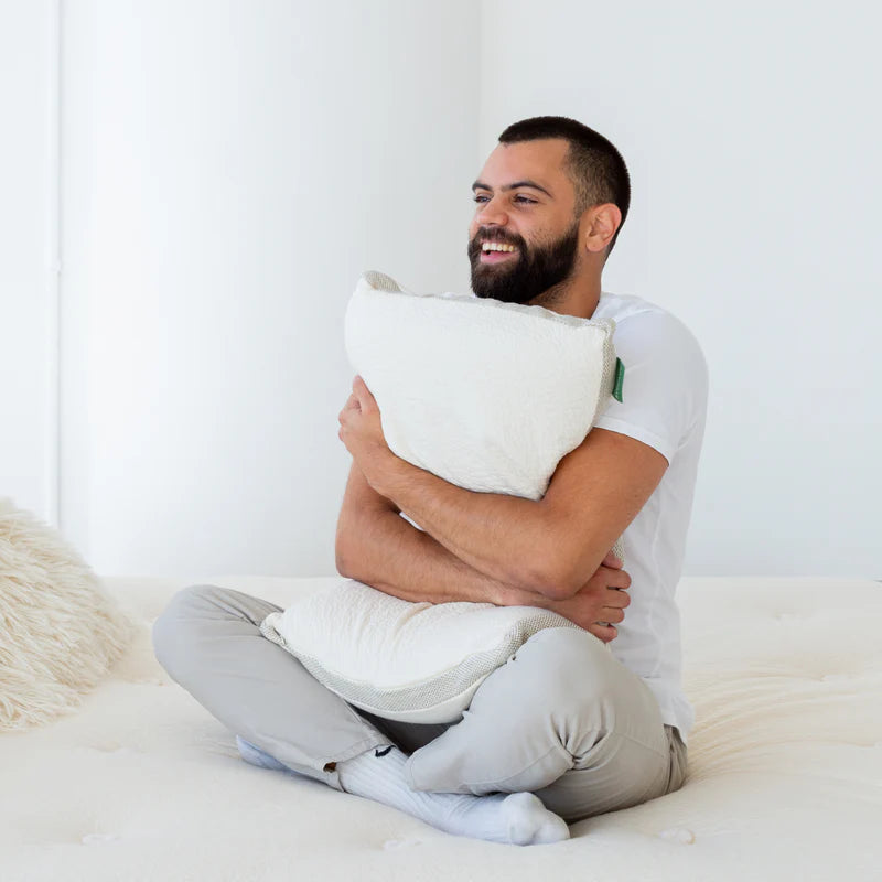 Round Pillows for Boho-Style InteriorsBolster Pillows for Sofa DecorationAvocado Molded Gentle Support Pillow Charcoal Infused Latex Technology Round Pillows for Boho-Style InteriorsBolster Pillows for Sofa DecorationAvocado Molded Gentle Support Pillow Charcoal Infused Latex Technology