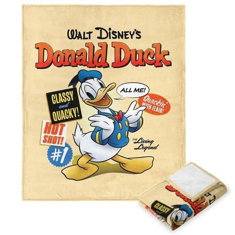 Linen blankets with a rustic and textured lookDisney Donald Duck Living Legend Silk Touch Throw Blanket Linen blankets with a rustic and textured lookDisney Donald Duck Living Legend Silk Touch Throw Blanket