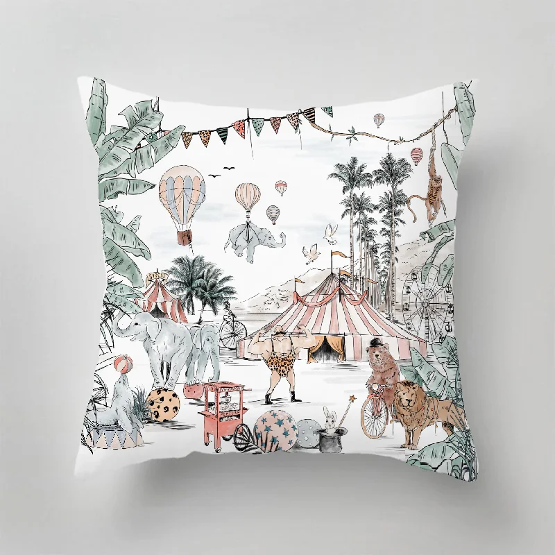 Silk Pillows for Smooth Skin and HairSquare Pillows for Modern Home DecorIndoor Pillow - CIRQUE DU FANTASY Silk Pillows for Smooth Skin and HairSquare Pillows for Modern Home DecorIndoor Pillow - CIRQUE DU FANTASY
