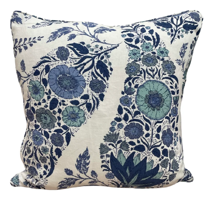 Kids Pillows with Fun DesignsTravel Pillows for Long JourneysKashmir Paisley Delft Pillow Cover Kids Pillows with Fun DesignsTravel Pillows for Long JourneysKashmir Paisley Delft Pillow Cover