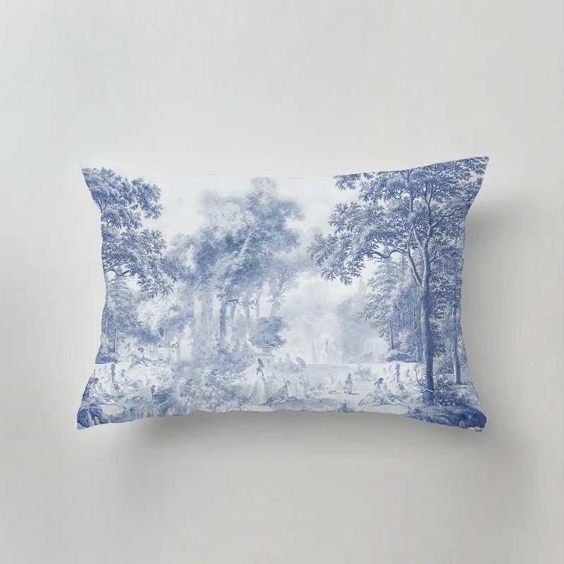Travel Pillows for Long JourneysBolster Pillows for Sofa DecorationOutdoor Pillow - Romantic Garden - blue Travel Pillows for Long JourneysBolster Pillows for Sofa DecorationOutdoor Pillow - Romantic Garden - blue