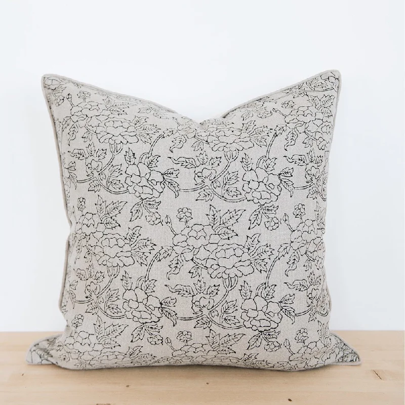 Bolster Pillows for Sofa DecorationDown Alternative Pillows for Ethical ChoicesLinen Hand Block-Printed Pillow Cover No. 01210 Bolster Pillows for Sofa DecorationDown Alternative Pillows for Ethical ChoicesLinen Hand Block-Printed Pillow Cover No. 01210