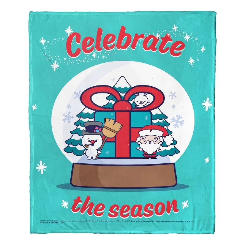 Recycled polyester blankets for an eco - conscious optionWarner Brothers Frosty The Snowman Tis The Season Silk Touch Throw Blanket Recycled polyester blankets for an eco - conscious optionWarner Brothers Frosty The Snowman Tis The Season Silk Touch Throw Blanket