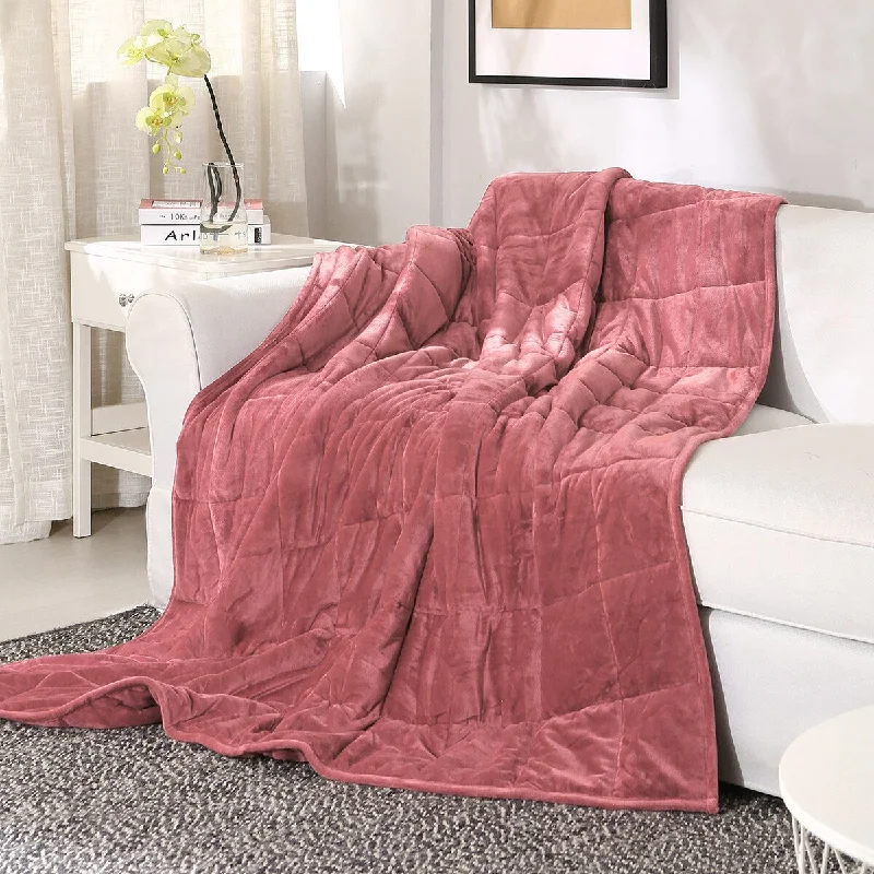 Silk blankets with a smooth and elegant touchSedona House Silky Velvet Weighted Blanket Silk blankets with a smooth and elegant touchSedona House Silky Velvet Weighted Blanket