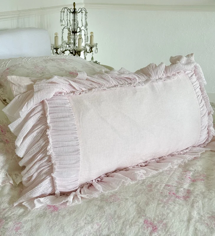 Down Alternative Pillows for Ethical ChoicesCooling Pillows for Hot SleepersPink Linen Gauze Body Pillow Down Alternative Pillows for Ethical ChoicesCooling Pillows for Hot SleepersPink Linen Gauze Body Pillow