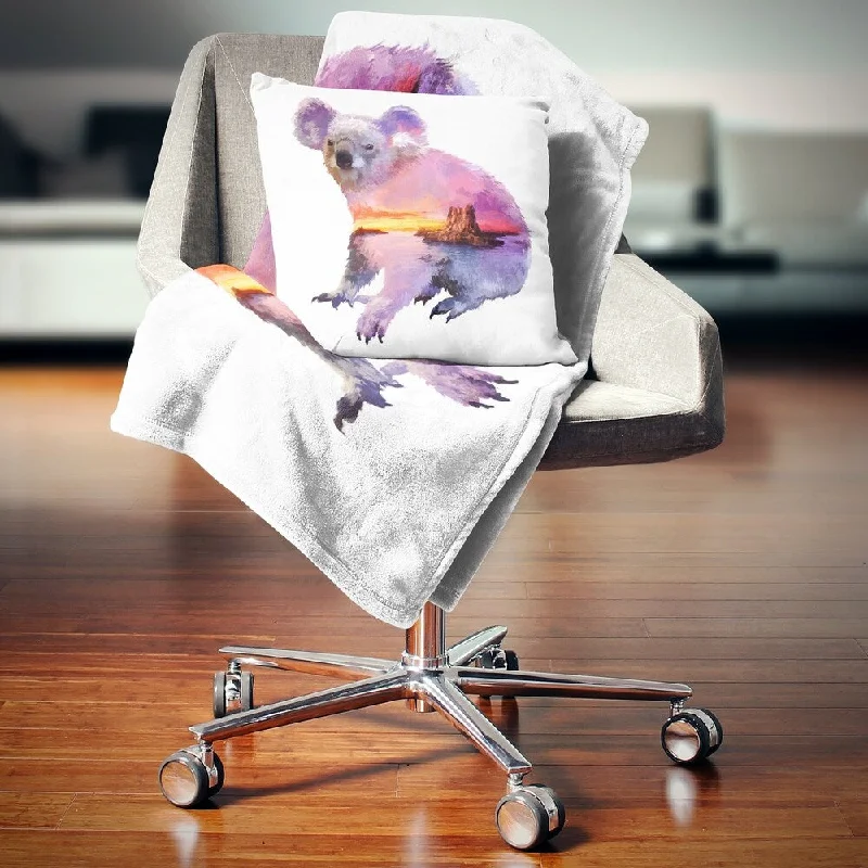 Cashmere blankets for ultimate softness and luxuryDesignart 'Koala Double Exposure Illustration' Animal Throw Blanket Cashmere blankets for ultimate softness and luxuryDesignart 'Koala Double Exposure Illustration' Animal Throw Blanket