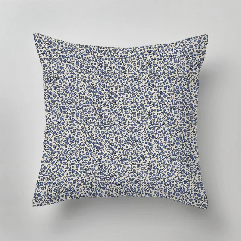 Round Pillows for Boho-Style InteriorsBack Support Pillows for Office ChairsIndoor Pillow - Ditsy Daisy blue Round Pillows for Boho-Style InteriorsBack Support Pillows for Office ChairsIndoor Pillow - Ditsy Daisy blue