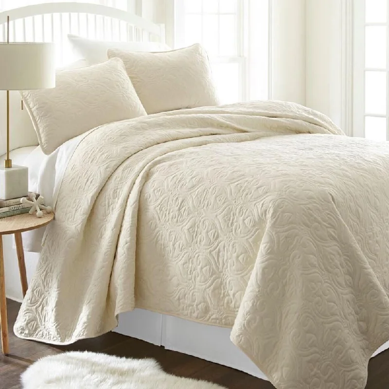 Cashmere blankets for ultimate softness and luxury3pc Full/Queen Quilted Coverlet Set Softest Damask Ivory Cashmere blankets for ultimate softness and luxury3pc Full/Queen Quilted Coverlet Set Softest Damask Ivory