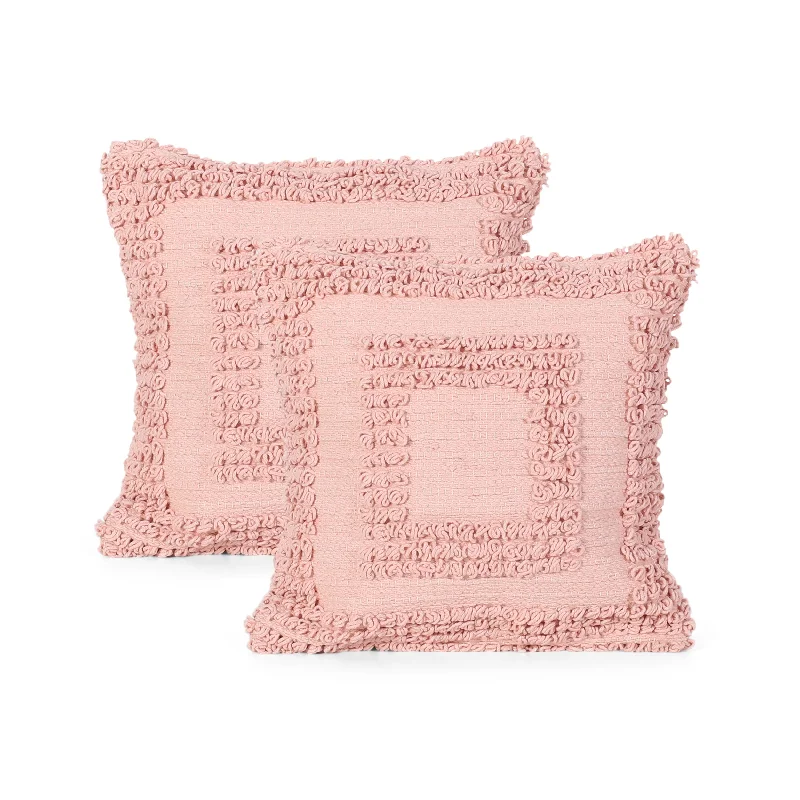 Memory Foam Pillows for Neck SupportFeather Pillows for a Luxurious SleepDeborah Boho Cotton Pillow Cover (Set of 2), Pink Memory Foam Pillows for Neck SupportFeather Pillows for a Luxurious SleepDeborah Boho Cotton Pillow Cover (Set of 2), Pink