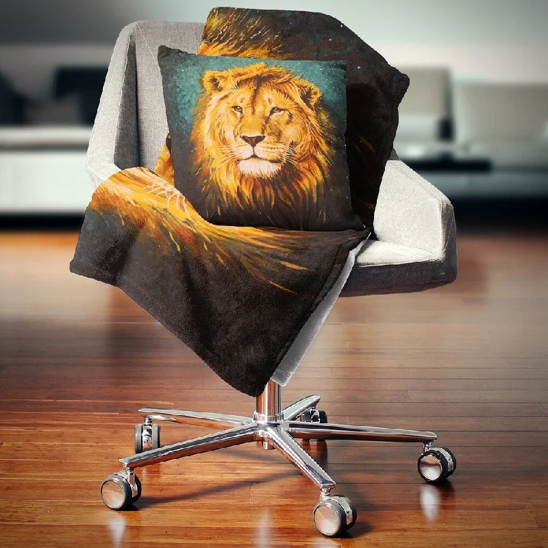Fleece blankets for a cozy and plush textureDesignart 'The Lion of Judah' Animal Throw Blanket Fleece blankets for a cozy and plush textureDesignart 'The Lion of Judah' Animal Throw Blanket
