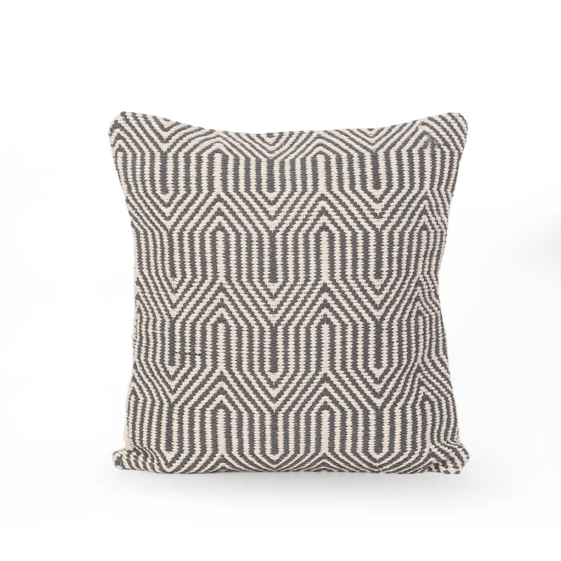 Kids Pillows with Fun DesignsLumbar Support Pillows for Car SeatsGina Boho Cotton Throw Pillow, Gray and White Kids Pillows with Fun DesignsLumbar Support Pillows for Car SeatsGina Boho Cotton Throw Pillow, Gray and White