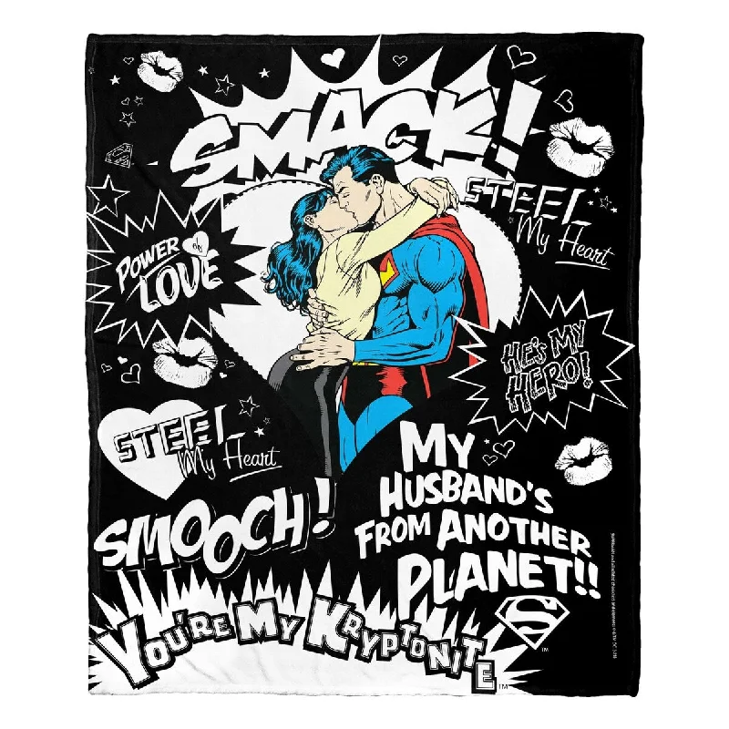 Mohair blankets with a unique sheen and softnessWarner Brothers Superman Many Kisses Silk Touch Throw Blanket Mohair blankets with a unique sheen and softnessWarner Brothers Superman Many Kisses Silk Touch Throw Blanket