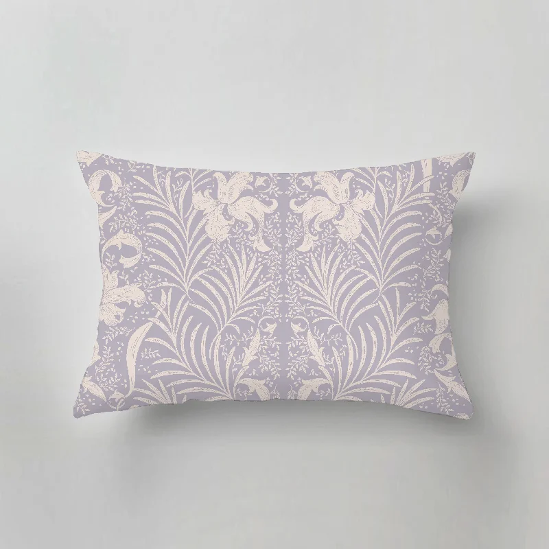 Down Alternative Pillows for Ethical ChoicesSoft and Fluffy Pillows for Bedroom ComfortIndoor Pillow - Donna Floral soft lilac Down Alternative Pillows for Ethical ChoicesSoft and Fluffy Pillows for Bedroom ComfortIndoor Pillow - Donna Floral soft lilac