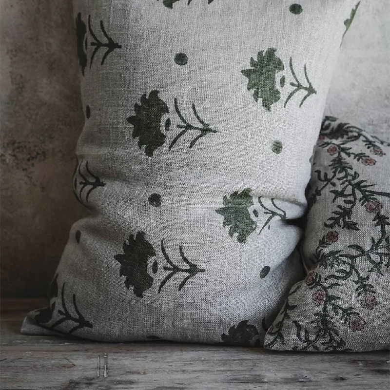 Soft and Fluffy Pillows for Bedroom ComfortCotton Pillows for Natural ComfortLinen Hand Block-Printed Pillow Cover No. 0228 Soft and Fluffy Pillows for Bedroom ComfortCotton Pillows for Natural ComfortLinen Hand Block-Printed Pillow Cover No. 0228