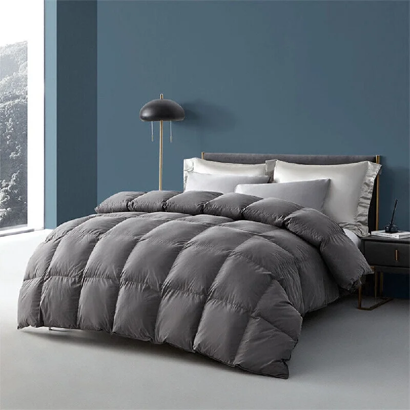 King - size blankets to cover large beds comfortablyQueen All Season Comforter Duvet Solid Grey King - size blankets to cover large beds comfortablyQueen All Season Comforter Duvet Solid Grey