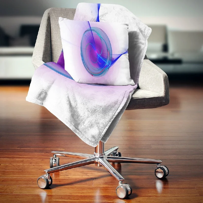 Mohair blankets with a unique sheen and softnessDesignart 'Abstract Blue Fractal Design' Abstract Throw Blanket Mohair blankets with a unique sheen and softnessDesignart 'Abstract Blue Fractal Design' Abstract Throw Blanket