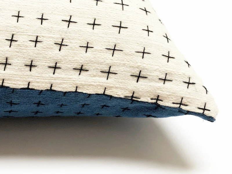 Plush Pillows for a Cozy BedOrthopedic Pillows for Back Pain ReliefNatural & Indigo Pillow Cover 28x28in Plush Pillows for a Cozy BedOrthopedic Pillows for Back Pain ReliefNatural & Indigo Pillow Cover 28x28in