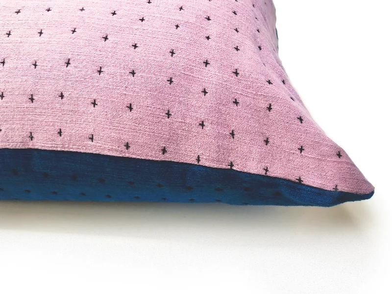 Silk Pillows for Smooth Skin and HairCotton Pillows for Natural ComfortIndigo & Lavender Pillow Cover 28x28in Silk Pillows for Smooth Skin and HairCotton Pillows for Natural ComfortIndigo & Lavender Pillow Cover 28x28in