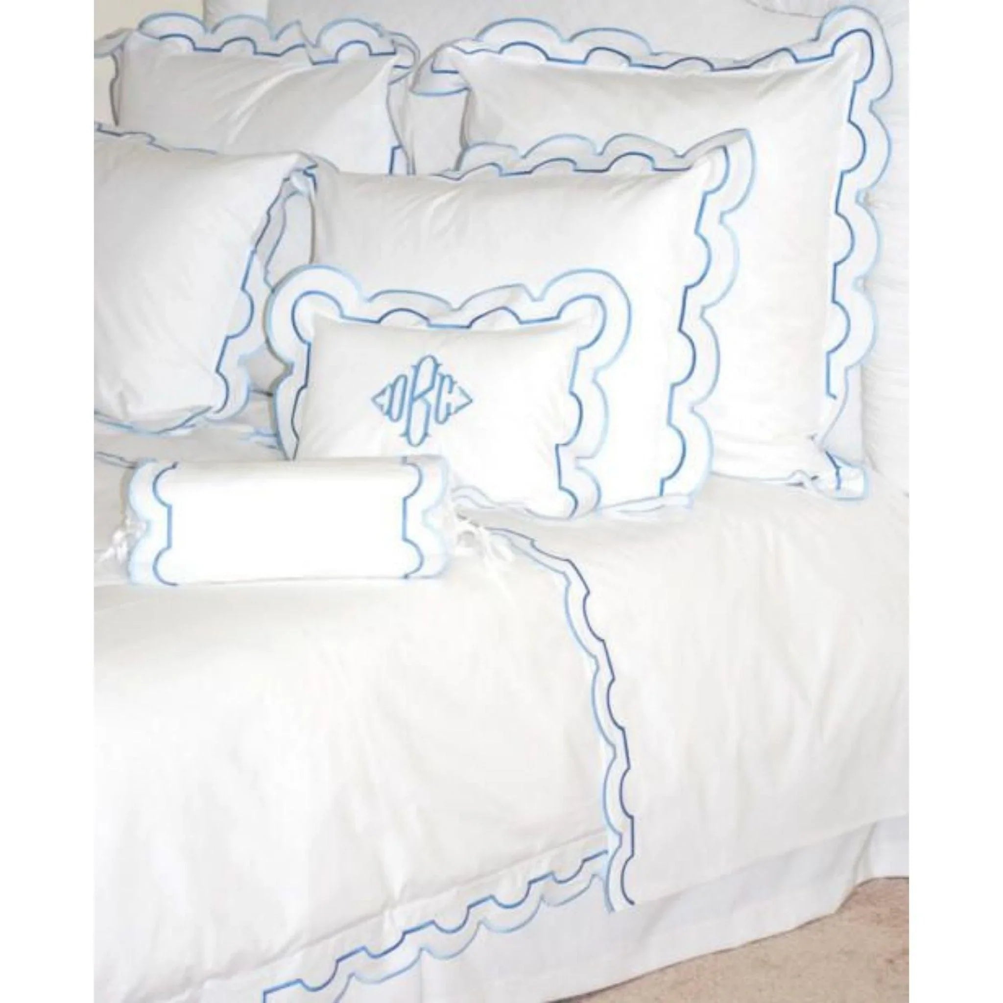 Flannel duvet covers for warmth in cold weatherSorento Scalloped Duvet Cover