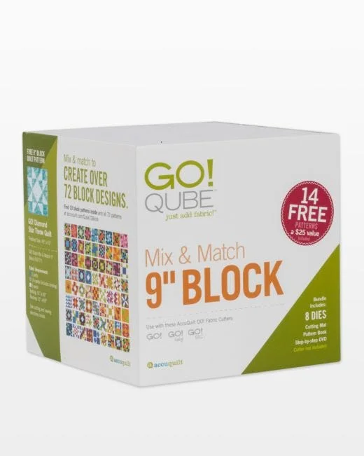 Silk Pillows for Smooth Skin and HairGO! Qube Mix & Match - 9" Block